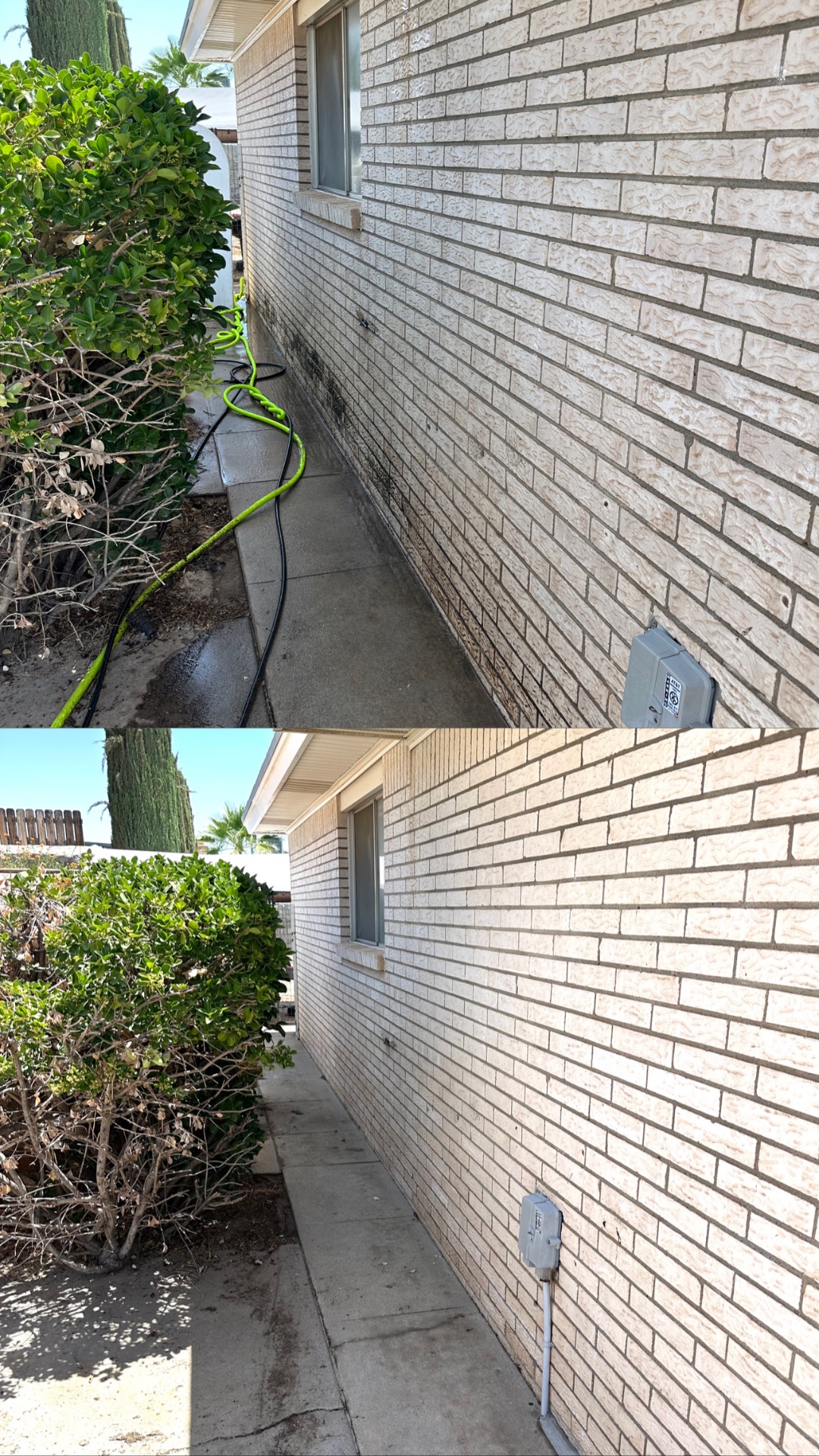 Brick house wash